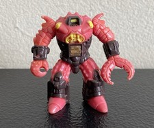 Vintage BATTLE BEASTS Crusty Crab #28 Figure Pink Variant Takara Hasbro 1987