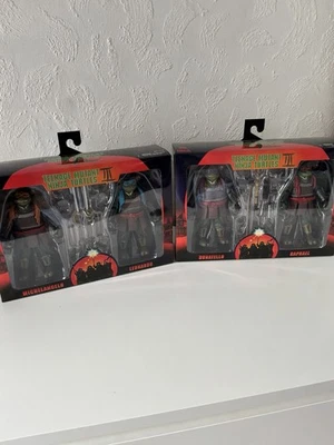 NECA TMNT Teenage Mutant Ninja Turtles III - lot 4 figurines Tortues Ninja Neuf - Photo 1/3