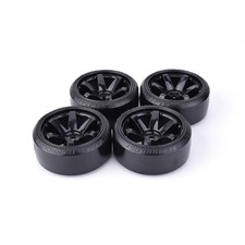 4x AUSTAR Drift Car Reifen Felge Hard Tire für RC 1/10 Traxxas HSP HPI Car Auto