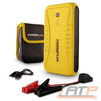 POWERPLUS AUTO STARTHILFE JUMP STARTER 500 A 7500 mAh USB LADEGRÄT PKW BIS -20°C