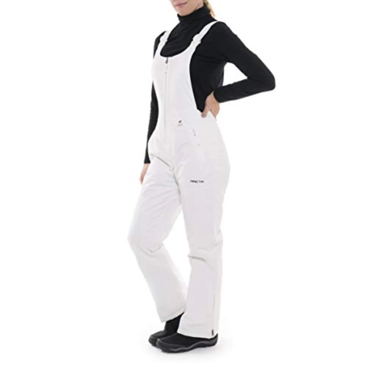 Arctix Women's Essential Insulated Bib Overalls Ski Bibs Snowboard White -M 33L