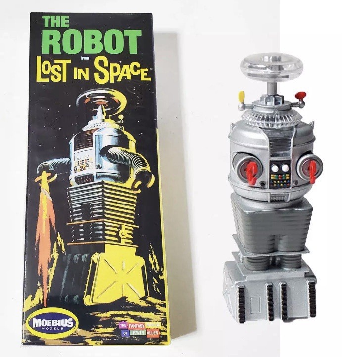 Moebius MMK418 The Lost In Space Robot B-9 1/24 Scale Model Kit Limited Stock!