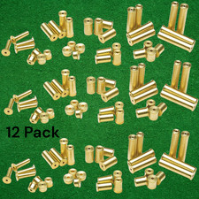 Brass Golf Club Shafts Tip Weights 12 Pack .335 .355 .370 Steel Graphite