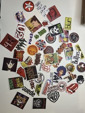 50Pcs Rock Music Band Logo Vinyl Sticker Lot Laptop Guitar Skateboard