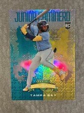 Junior Caminero 2024 Prizm Crusade Teal Rookie RC /199 Tampa Bay Rays 79