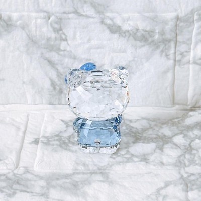 Excellent Condition] SWAROVSKI Hello Kitty Crystal Blue Ribbon | eBay