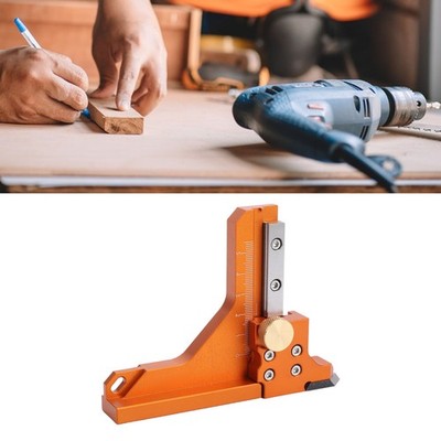 Dual Scale Aluminum Alloy Depth Gauge For Precise Woodworking Measurements BAK