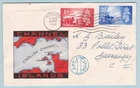 Channel Islands 1948 SG C1-C2 Used Guernsey Illustrated FDC Cat £75