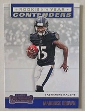 2019 Panini Contenders - Rookie of the Year Contenders Marquise Brown #RYA-MB...