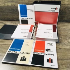 International 1440 Combine Service Parts Operators Manual Set Repair Shop D-436