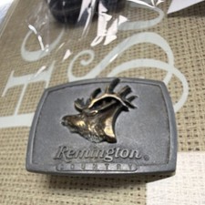 Remington Country Bugling Elk Belt Buckle Western Americana Made in USA