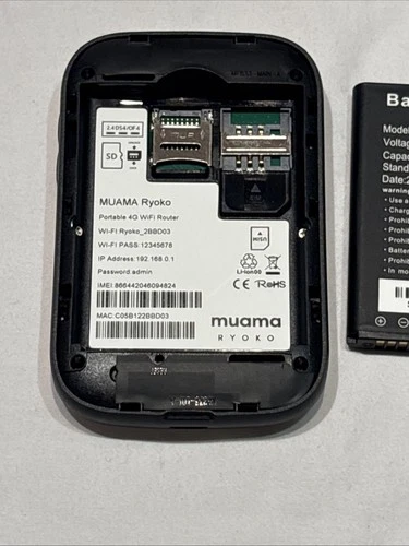 Muama Ryoko 4G-LTE Portable Wireless Wi-Fi Router Pre-Owned NO SIM 🔥 image 6