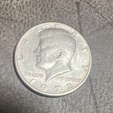 Kennedy mezzo dollaro 1972 50 centesimi errore DDO doppio mento labbro