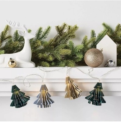 NEW Wondershop at Target LED Pine Tree String Lights Warm White 7' Battery