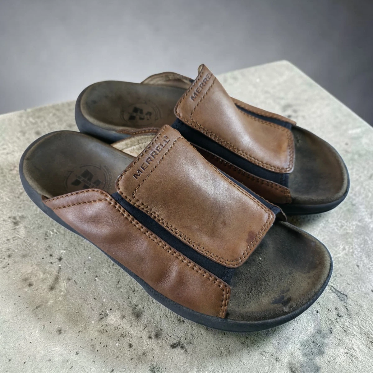 Merrell Leather Upper Brown Sandals for Men for sale | eBay display picture 1