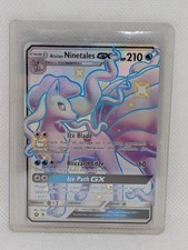Pokemon Alolan Ninetales GX SV53/SV94 Hidden Fates Shiny Vault Full Art Holo