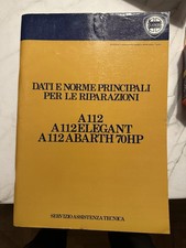 A 112 TUTTI I MODELLI MANUALE RIPARAZIONE OFFICINA