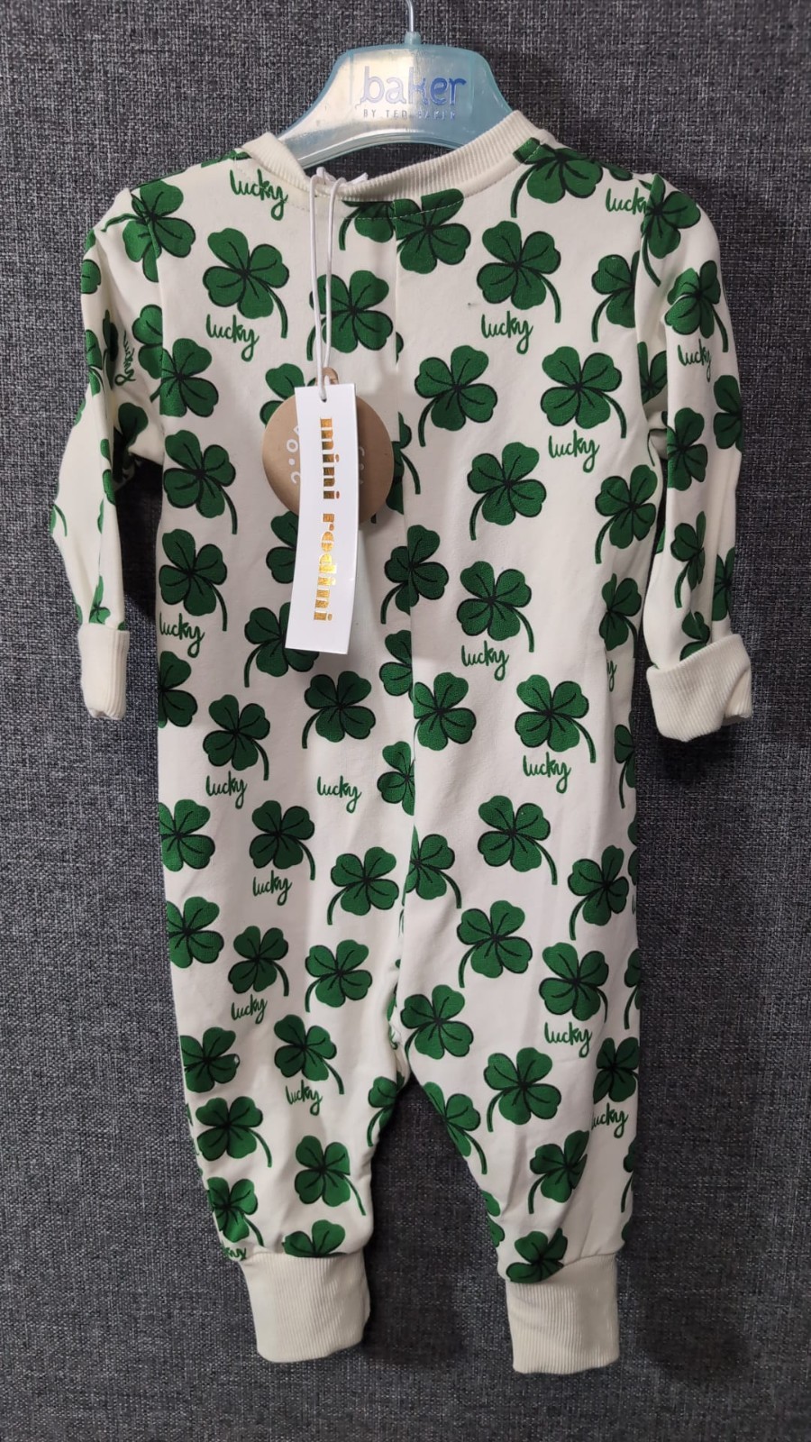 Mini Rodini Clover Babygro Size 56/62 1-4m RRP £41 LN063 NN 03 image 5