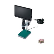 HOZAN L-KIT568 Microscope with Monitor 27-195x Magnification Ring Light Standard