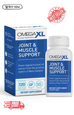 New Omega XL 120ct by Great HealthWorks Potent, Joint Pain Relief Free-ship