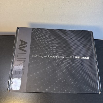 Netgear AV Line M4250-9G1F-PoE+ Managed L3 Network Switch GSM4210PD-100NAS