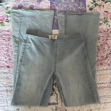 FREE PEOPLE PENNY FLARE LIGHT WASH JEANS