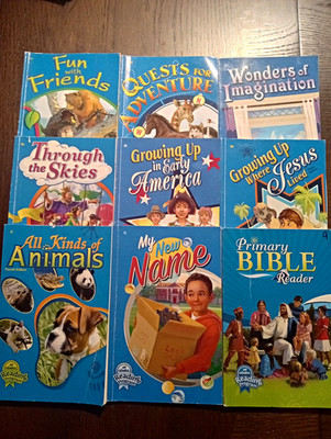 Abeka 2nd Grade Readers Set Of 9  See Description Good Condition