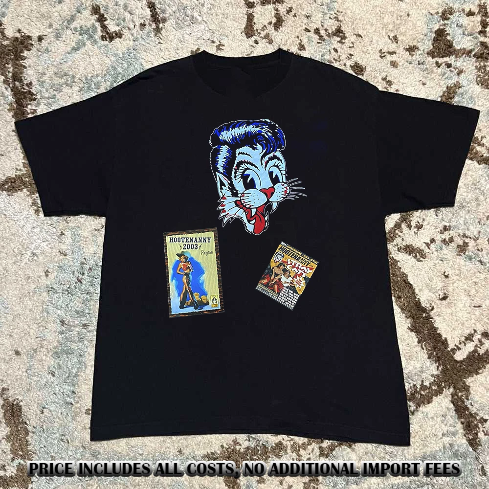 Stray Cats Shirt In Men's Vintage T-Shirts for sale | eBay