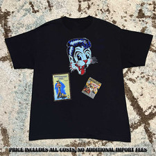 Vintage Stray Cats Hootenanny T-shirt Size S to 5XL 1B120 FREE SHIPPING