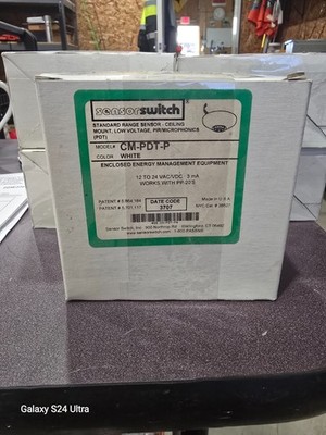 SENSOR SWITCH CM-PDT-10-R-P Passive Dual Tec Low Volt Ceiling Mount Iso Relay