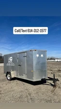 2015 Pace American 12x6 v nose enclosed cargo hauler trailer