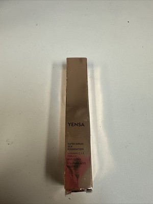 YENSA Super Serum Silk Foundation in DEEP WARM 1oz/30mL FULL SZ- Opened Box