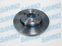 Samko 2X Bremsscheibe Vorne Voll Passend FüR Mercedes-Benz C-Klasse W202