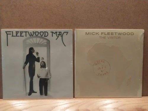 "Fleetwood Mac" SEALED! Textured. & Mick Fleetwood, "The Visitor" SEALED Promo!