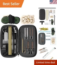 Comprehensive Gun Cleaning Kit with Adjustable Rods for .22 .223 .22LR Firearms