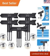 Spray Nozzle Spray tip Reversible Spray Tips Airless Paint Sprayer Nozzle Tip...