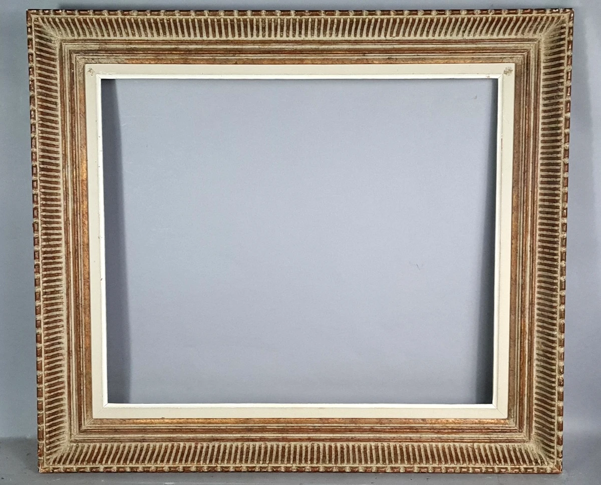 Beau cadre ancien Tableau bois doré sculpté Montparnasse Frame painting
