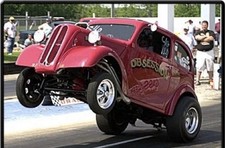 LANCER - FORD ANGLIA AA GASSER 1/24 Clear Lexan Slot Car Body 118 - NEW