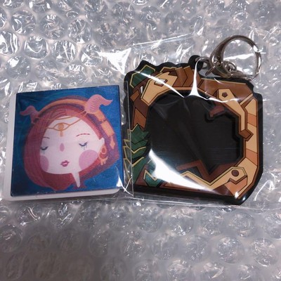 Priestess Fiona & Dream Witch Idora Rubber Keychain - Identity V Icon