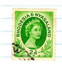Rhodesia Queen Elizabeth II Postage STAMP 2 Shilling SA-40 — photo 9