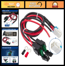 12AWG 1M DC Power Cord Cable with 30A Fuse for Yaesu Kenwood Icom Alinco Radio