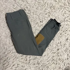 Women’s Size 28R Grey Tailored Sportsman Knee Patch Horseback Riding Breeches