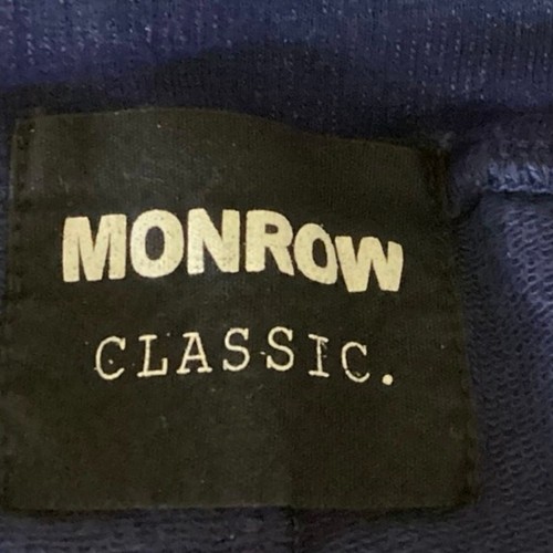 Monrow Classic Women's Blue Drawstring Low Rise Tapered Crop Sweat Pants Size S - Picture 4 of 4
