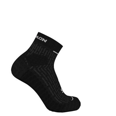 Salomon Ultra Glide Ankle Socks LC2255300 Black/Phantom/Ghost Gray 16-4703