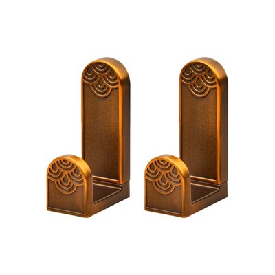 Pack of 2 Alloy Wall Hook with Easy Installation for Home Decoration