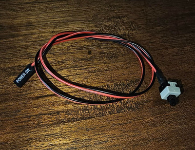 2 Pin SW PC Power Cable On Off Push Button ATX Computer Switch Wire 20inch Cord