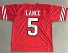 Trey Lance Signed #5 Football Jersey Beckett