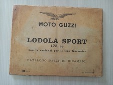 Catalogo Pezzi Ricambio MOTO GUZZI LODOLA SPORT 175 1958 No Vespa Lambretta Ape