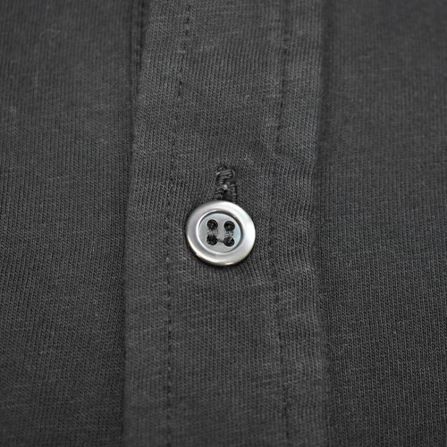 NWT $285 Barena Carbon Gray 100% Cotton Henley Shirt T-Shirt Men's XL AUTHENTIC - Picture 10 of 10