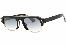 CUTLER AND GROSS CG1353S 001 Sunglasses Black Crystal Frame Grey Gradient